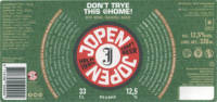 Jopen B.V., Don't Trye This @Home Rye Wine / Barrel Aged