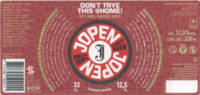 Jopen B.V., Don't Trye This @Home Rye Wine / Barrel Aged