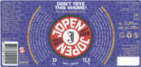 Jopen B.V., Don't Trye This @Home Rye Wine / Barrel Aged