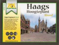 Buitenlandse bieren voor Nederlandse markt (etiket Nederlandse plaatsnaam), Haags Hoogtepunt Blond  (serienr 003)