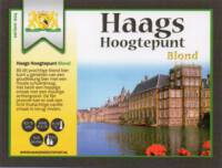 Buitenlandse bieren voor Nederlandse markt (etiket Nederlandse plaatsnaam), Haags Hoogtepunt Blond  (serienr 004)