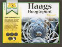 Buitenlandse bieren voor Nederlandse markt (etiket Nederlandse plaatsnaam), Haags Hoogtepunt Blond  (serienr 006)