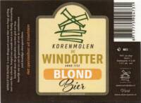 Buitenlandse bieren voor Nederlandse markt (etiket Nederlandse plaatsnaam), Korenmolen de Windotter Blond