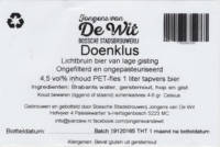 Stadsbrouwerij Jongens van De Wit, Doenklus Lichtbruin