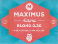 Maximus Brouwerij, Aurora Blond 0.30