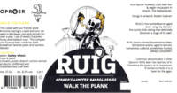 Brouwerij De Kromme Haring, Ruig Walk the Plank
