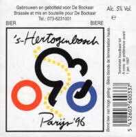 Buitenlandse bieren voor Nederlandse markt (etiket Nederlandse plaatsnaam), 's-Hertogenbosch Parijs '96