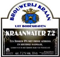 Brouwerij Kraan (Bodegraven), Kraanwater 7.2