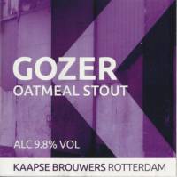 Kaapse Brouwers, Gozer Outmeal Stout