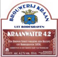 Brouwerij Kraan (Bodegraven), Kraanwater 4.2