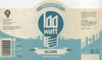 100 Watt Brewery, Allure American Pale Ale