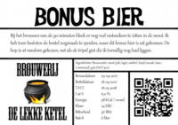 Amateurs, Bonus Bier