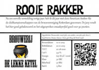 Amateurs, Rooie Rakker