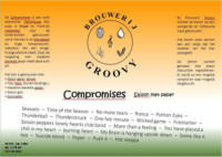 Groovy Bieren, Compromises