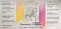 Amateurs, Meesterlijke Maurits