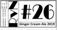 Amateurs, #26 Ginger Cream Ale 2019