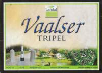 Buitenlandse bieren voor Nederlandse markt (etiket Nederlandse plaatsnaam), Vaalser Tripel