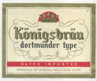 Oranjeboom Bierbrouwerij, K&ouml;nigsbr&auml;u Dortmunder Type
