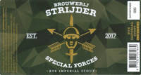Brouwerij Strijder, Special Forces Rye Imperial Stout