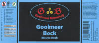 Gooimeer Brouwerij, Gooimeer Bock Gooimeer Brouwerij, Gooimeer Bock