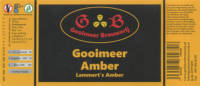 Gooimeer Brouwerij, Gooimeer Amber Gooimeer Brouwerij, Gooimeer Amber