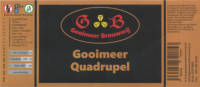 Gooimeer Brouwerij, Gooimeer Quadrupel Gooimeer Brouwerij, Gooimeer Quadrupel