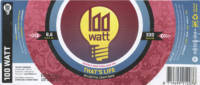 100 Watt Brewery, That's Life Double New England IPA