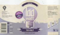 100 Watt Brewery, 110 Volt Porter