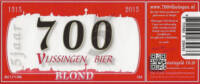 Buitenlandse bieren voor Nederlandse markt (etiket Nederlandse plaatsnaam), 700 Vlissingen Bier Blond