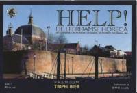 Buitenlandse bieren voor Nederlandse markt (etiket Nederlandse plaatsnaam), Help! De Leerdamse Horeca Premium Tripel Bier