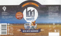 100 Watt Brewery, Bye Bye Summer Bock