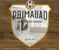 Buitenlandse bieren voor Nederlandse markt (etiket Nederlandse plaatsnaam), Primabad Premium-Blond-Pilsener