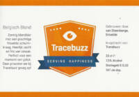 Buitenlandse bieren voor Nederlandse markt (etiket Nederlandse plaatsnaam), Tracebuzz Belgisch Blond