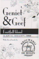 Brouwerij De Molen, Geniet & Geef Fruitfull Blond