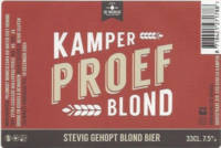 Brouwerij De Wereld (Kampen, 2015), Kamper Proef Blond