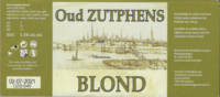 Bronckhorster Brewing Company , Oud Zutphens Blond