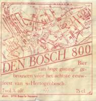 Buitenlandse bieren voor Nederlandse markt (etiket Nederlandse plaatsnaam), Den Bosch 800
