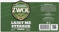 Westlandse Bierbrouwerij ZWOL, Laikt Me Sterrek Tripel
