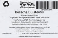 Stadsbrouwerij Jongens van De Wit, Bossche Duisternis Russian Imperial Stout