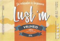 Buitenlandse bieren voor Nederlandse markt (etiket Nederlandse plaatsnaam), Lust'm Vrijheid IPA