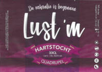 Buitenlandse bieren voor Nederlandse markt (etiket Nederlandse plaatsnaam), Lust'm Hartstocht Quadrupel