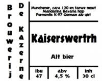 Amateurs, Kaiserwertrh Alt Bier