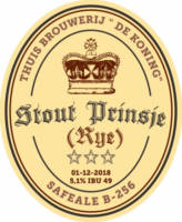 Amateurs, Stout Prinsje (Rye)