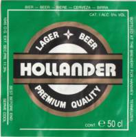 Buitenlandse bieren voor Nederlandse markt (etiket Nederlandse plaatsnaam), Hollander