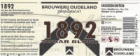Brouwerij Oudeland, 1892 Zwaar Blond