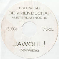 Brouwerij De Vriendschap, Jawohl!  Hefeweizen