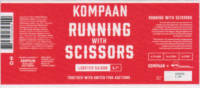 Kompaan Dutch Craft Beer Company, Running With Scissors