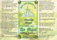 Dorpsbrouwerij De Maar, Jabeeks Blond