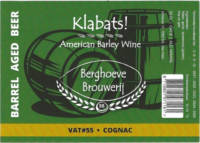 Berghoeve Brouwerij, Klabats!  American Barley Wine
