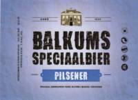 Buitenlandse bieren voor Nederlandse markt (etiket Nederlandse plaatsnaam), Balkums Speciaalbier Pilsener